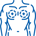 Enhances the natural contour of the chest